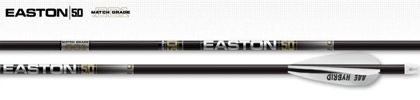 Easton 5.0 Match Grade 1 Dozen Shafts