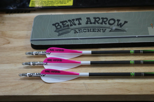 Deluxe Axis Match 5mm Custom Made Hand Fletched Match Grade 6 arrows