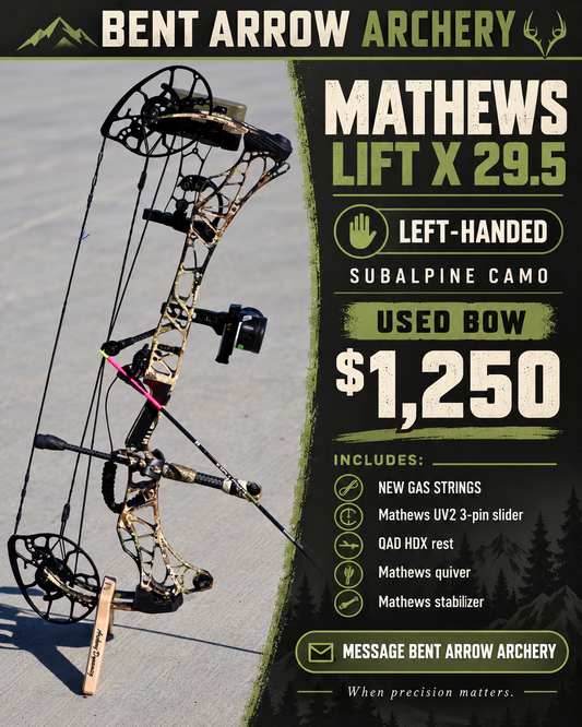 Mathews Lift LH UV 3 Pin New Gas Strings