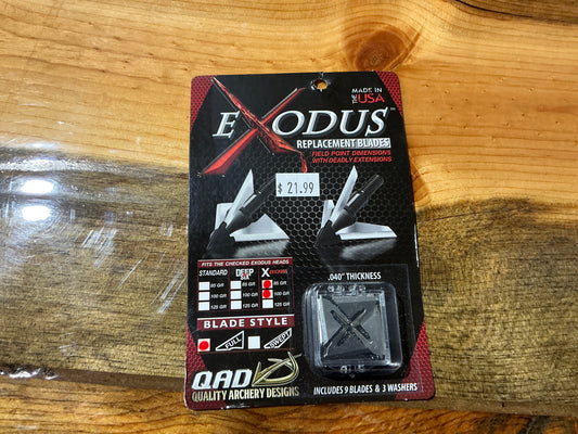 QAD Exodus replacement blades