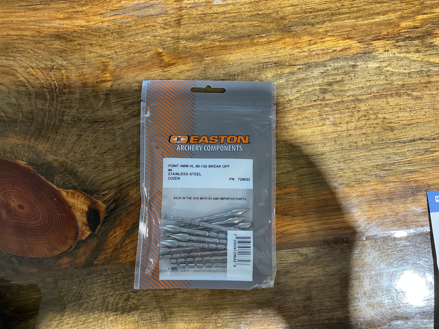 Easton 4mm HL stainless steel breakoff points 80gr-130gr