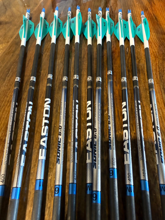 CustomMade Hand Fletched Match Grade Sonic 6.0 6/pack