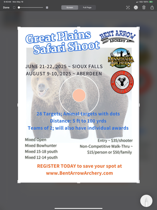Whitetail Bowman Competitive Safari Shoot